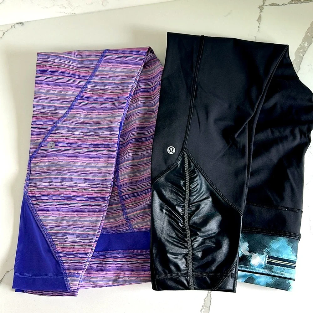Two Pair of Lululemon Leggings Size 12 - Picture 12 of 12
